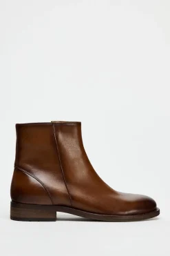 Discount BOTÍN EFECTO DESGASTADO PIEL Mujer Zapatos