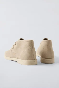 Niños ZARA 6 - 14 Años·Zapatos<BOTÍN PIEL
