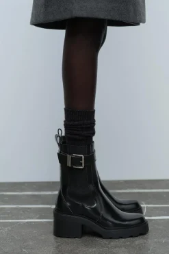 Best BOTÍN TACÓN HEBILLA Mujer Zapatos