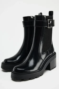 Best BOTÍN TACÓN HEBILLA Mujer Zapatos