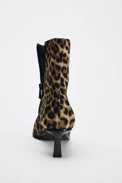 Best BOTÍN TACÓN KITTEN ESTAMPADO ANIMAL Mujer Zapatos
