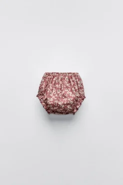 Niños ZARA 6 - 18 Meses·Braguitas / Bermudas<BRAGUITA ESTAMPADO FLORES