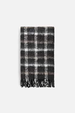 Sale BUFANDA CUADROS TEXTURA CEPILLADO Hombre Accesorios