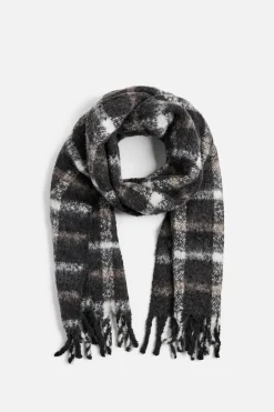 Sale BUFANDA CUADROS TEXTURA CEPILLADO Hombre Accesorios