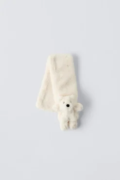 Niños ZARA 1½ - 6 Años·Accesorios|6 - 14 Años·Accesorios<BUFANDA EFECTO PELO OSITO