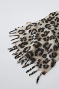 Niños ZARA 6 - 14 Años·Accesorios|Accesorios / Zapatos / 0 - 14 Años<BUFANDA MAXI ANIMAL PRINT