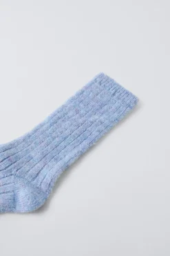 Niños ZARA 6 - 14 Años·Ropa Interior / Calcetines|6 - 14 Años·Ropa Interior / Calcetines<CALCETÍN ALTO CON LANA