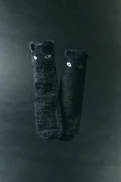 Niños ZARA 1½ - 6 Años·Ropa Interior / Calcetines|6 - 14 Años·Ropa Interior / Calcetines<CALCETÍN EFECTO PELO GATO