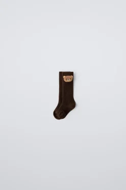 Niños ZARA 1½ - 6 Años·Ropa Interior / Calcetines|1½ - 6 Años·Ropa Interior / Calcetines<CALCETÍN LARGO OSO
