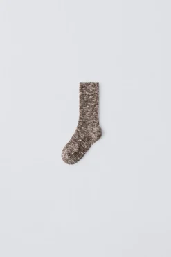 Niños ZARA 6 - 14 Años·Ropa Interior / Calcetines|6 - 14 Años·Ropa Interior / Calcetines<CALCETÍN PUNTO JASPEADO