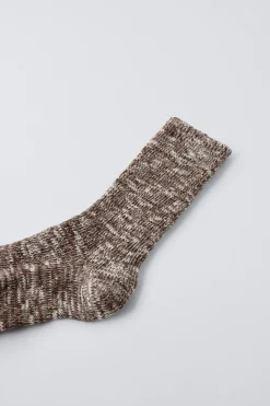 Niños ZARA 6 - 14 Años·Ropa Interior / Calcetines|6 - 14 Años·Ropa Interior / Calcetines<CALCETÍN PUNTO JASPEADO