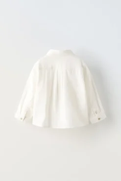 Niños ZARA 1½ - 6 Años·Camisas / Sobrecamisas|1½ - 6 Años·Trajes<CAMISA BOLSILLO