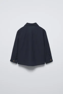 Niños ZARA 1½ - 6 Años·Camisas / Sobrecamisas<CAMISA BOLSILLOS MICROPANA