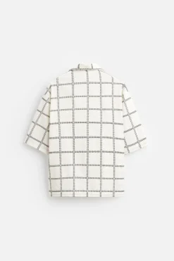 Best CAMISA BORDADO CUADROS Hombre Camisas