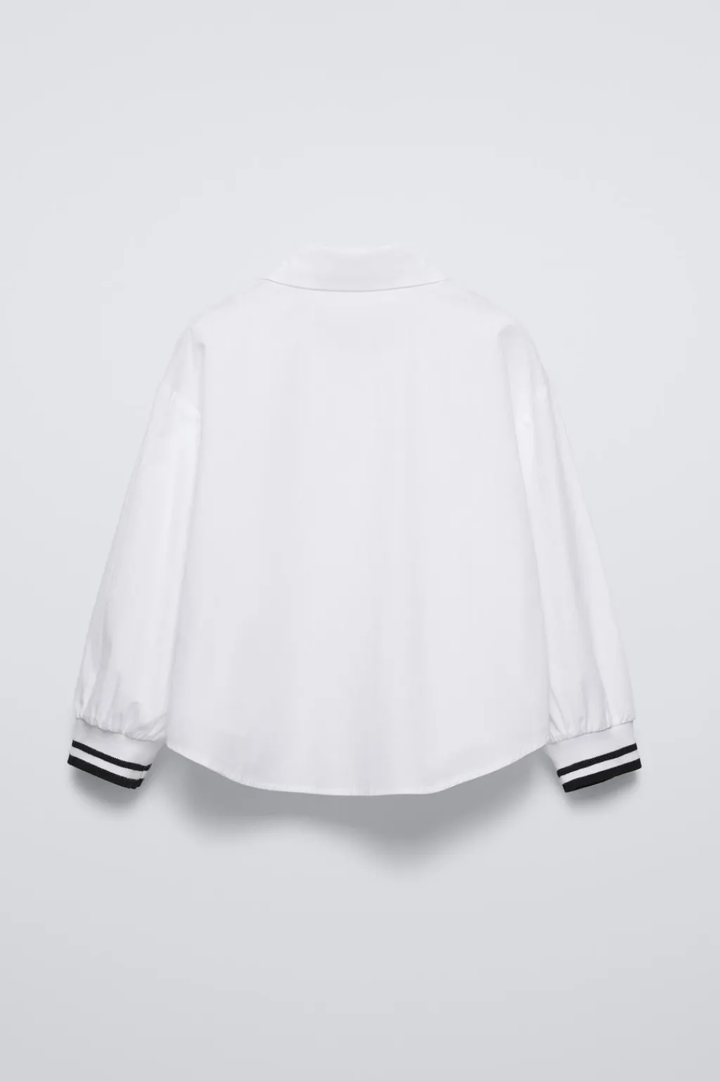 Niños ZARA 6 - 14 Años·Blusas / Camisas<CAMISA BORDADO PUÑO RIB