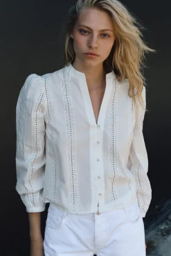 Best CAMISA BORDADOS Mujer Camisas / Blusas