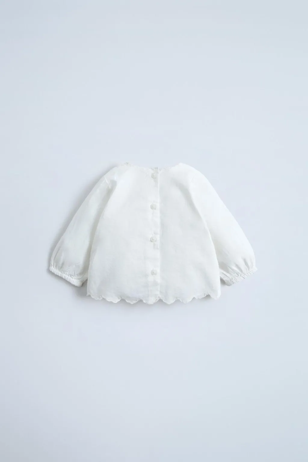 Niños ZARA 0 - 6 Meses·Bodies / Camisas|0 - 6 Meses·Básicos<CAMISA BORDADOS
