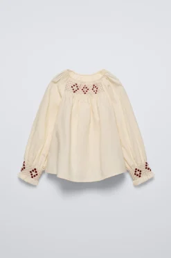 Niños ZARA 1½ - 6 Años·Camisas<CAMISA BORDADOS