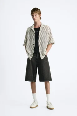 Best CAMISA CALADOS CONTRASTE Hombre Camisas