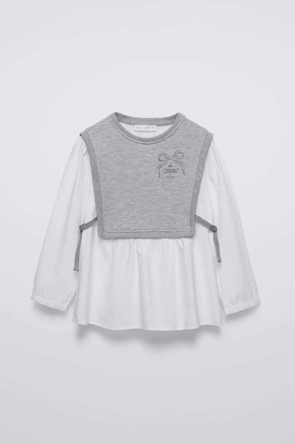 Niños ZARA 6 - 14 Años·Blusas / Camisas<CAMISA COMBINADA LACITOS