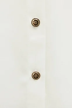 Clearance CAMISA CREPE APLIQUE HOMBRO Mujer Camisas / Blusas