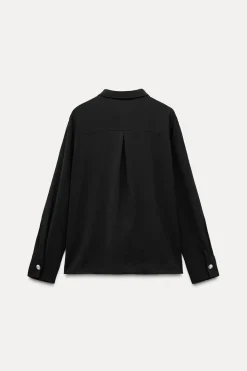 Best CAMISA CREPE ENTREDOSES Mujer Camisas / Blusas