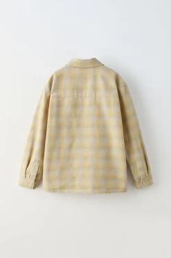 Niños ZARA 6 - 14 Años·Camisas / Sobrecamisas<CAMISA CUADROS