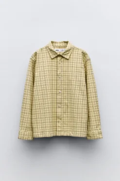 Niños ZARA 6 - 14 Años·Camisas / Sobrecamisas<CAMISA CUADROS