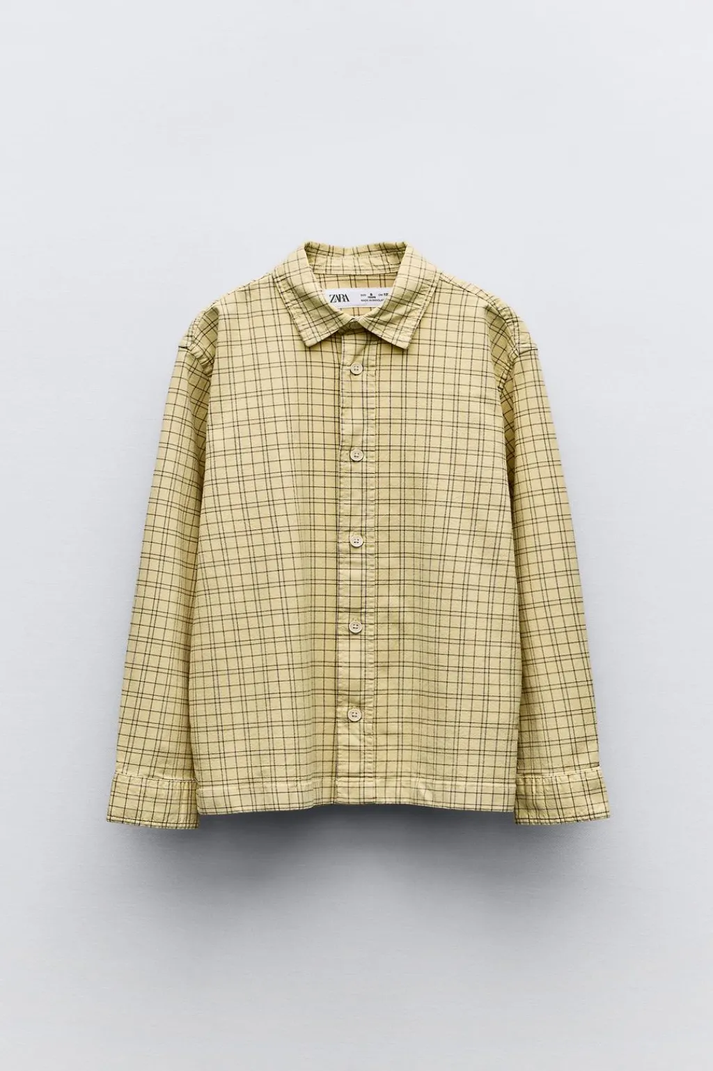 Niños ZARA 6 - 14 Años·Camisas / Sobrecamisas<CAMISA CUADROS