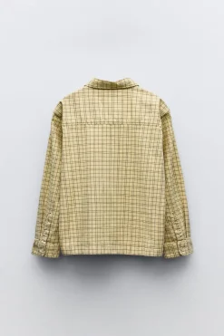 Niños ZARA 6 - 14 Años·Camisas / Sobrecamisas<CAMISA CUADROS