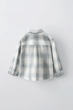 Niños ZARA 1½ - 6 Años·Camisas / Sobrecamisas<CAMISA CUADROS