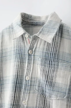 Niños ZARA 1½ - 6 Años·Camisas / Sobrecamisas<CAMISA CUADROS