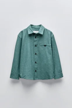 Niños ZARA 6 - 14 Años·Camisas / Sobrecamisas<CAMISA CUADROS