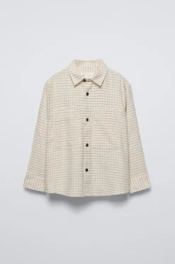 Niños ZARA 6 - 14 Años·Camisas / Sobrecamisas<CAMISA CUADROS CALENTITA
