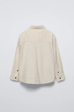 Niños ZARA 6 - 14 Años·Camisas / Sobrecamisas<CAMISA CUADROS CALENTITA