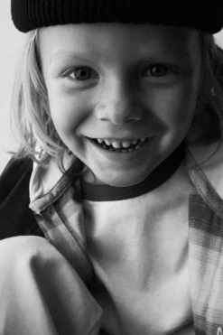 Niños ZARA 1½ - 6 Años·Camisas / Sobrecamisas<CAMISA CUADROS CAPUCHA