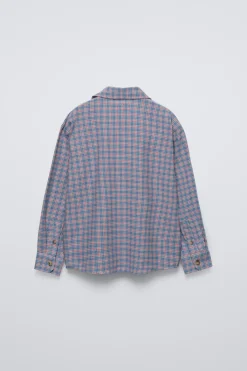 Niños ZARA 6 - 14 Años·Camisas / Sobrecamisas<CAMISA CUADROS FRANELA
