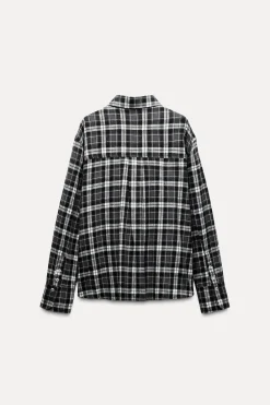 Discount CAMISA CUADROS FRANELA Mujer Camisas / Blusas