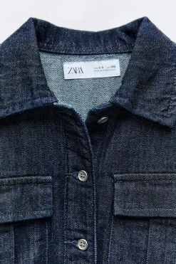 Niños ZARA 6 - 14 Años·Blusas / Camisas|6 - 14 Años·Total Look<CAMISA DENIM FLUIDA
