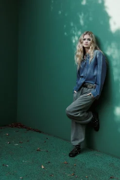 Discount CAMISA DENIM TRF Mujer Camisas / Blusas