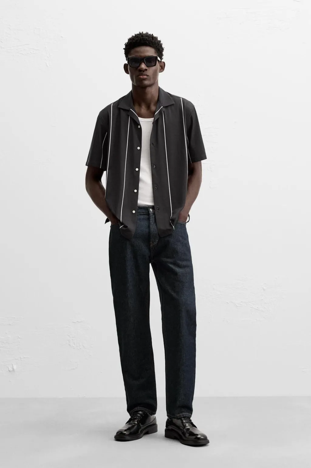 Best CAMISA ELÁSTICA RAYAS Hombre Camisas