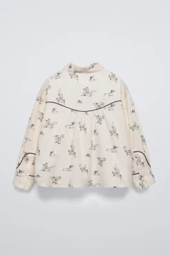 Niños ZARA 6 - 14 Años·Blusas / Camisas|6 - 14 Años·Total Look<CAMISA ESTAMPADA BOTAS