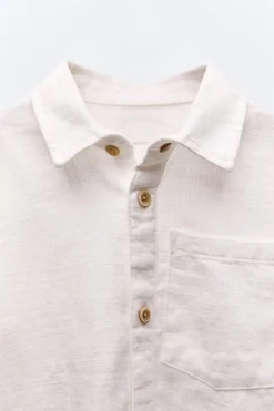 Niños ZARA 1½ - 6 Años·Camisas / Sobrecamisas|1½ - 6 Años·Trajes<CAMISA ESTRUCTURA BOLSILLO