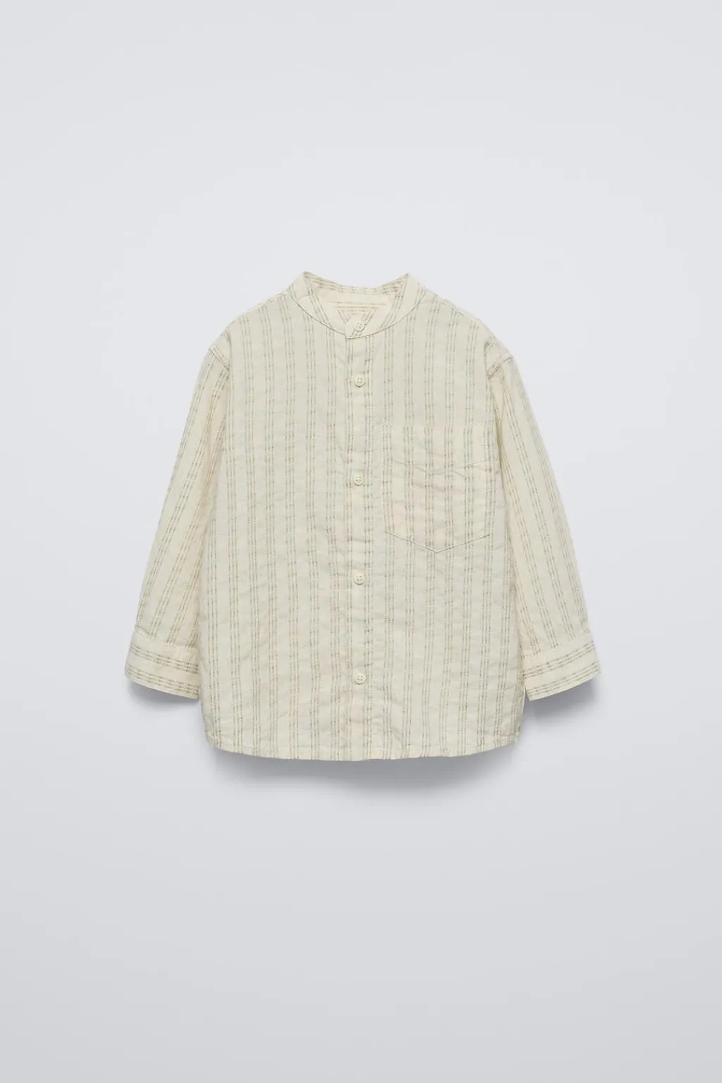 Niños ZARA 1½ - 6 Años·Camisas / Sobrecamisas<CAMISA ESTRUCTURA RAYAS