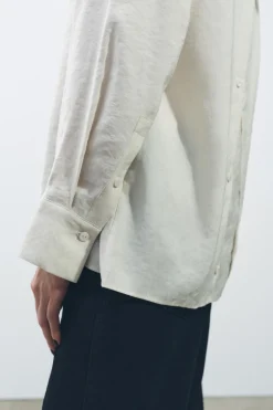 Sale CAMISA FLUIDA BOTONES ZW COLLECTION Mujer Camisas / Blusas
