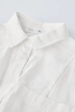 Niños ZARA 6 - 14 Años·Blusas / Camisas<CAMISA FLUIDA NUDO