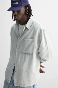 Best CAMISA LAVADA LYOCELL Hombre Camisas