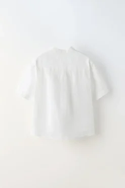 Niños ZARA 6 - 14 Años·Camisas / Sobrecamisas<CAMISA LINO