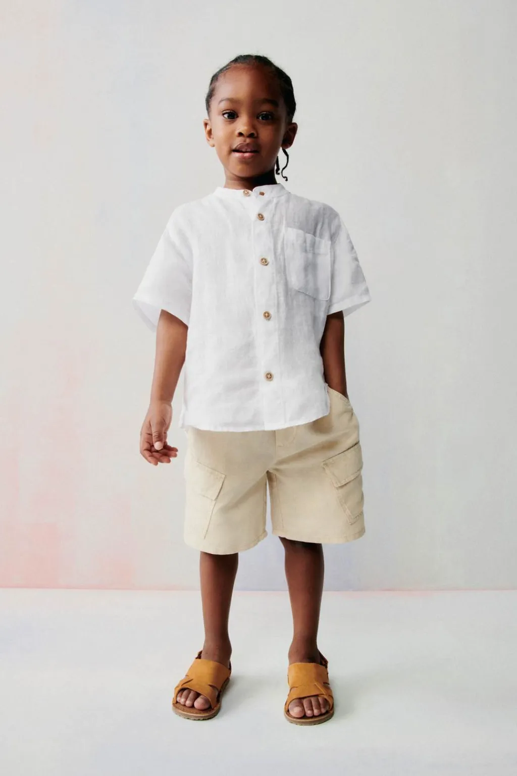 Niños ZARA 1½ - 6 Años·Camisas / Sobrecamisas<CAMISA LINO