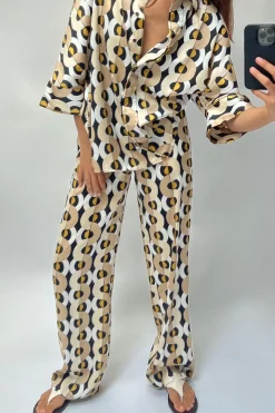 Outlet CAMISA OVERSIZE ESTAMPADO GEOMÉTRICO Mujer Camisas / Blusas